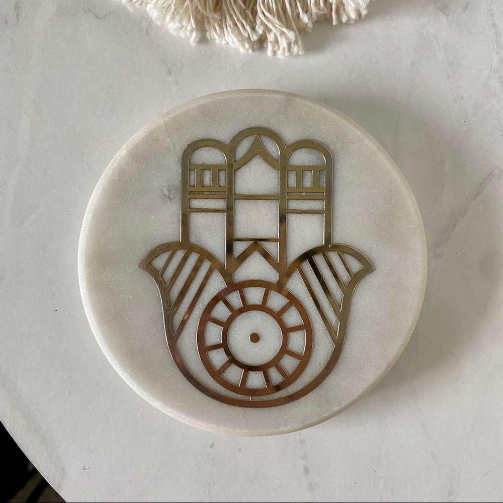 Anthropologie Cassieopeia Evil Eye Coaster